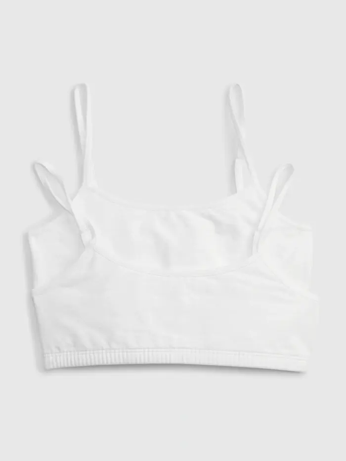 Kids Basic Bra (2-Pack) - Optic white