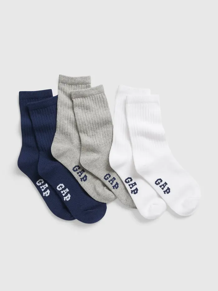 Kids Crew Socks (3-Pack) - Multi