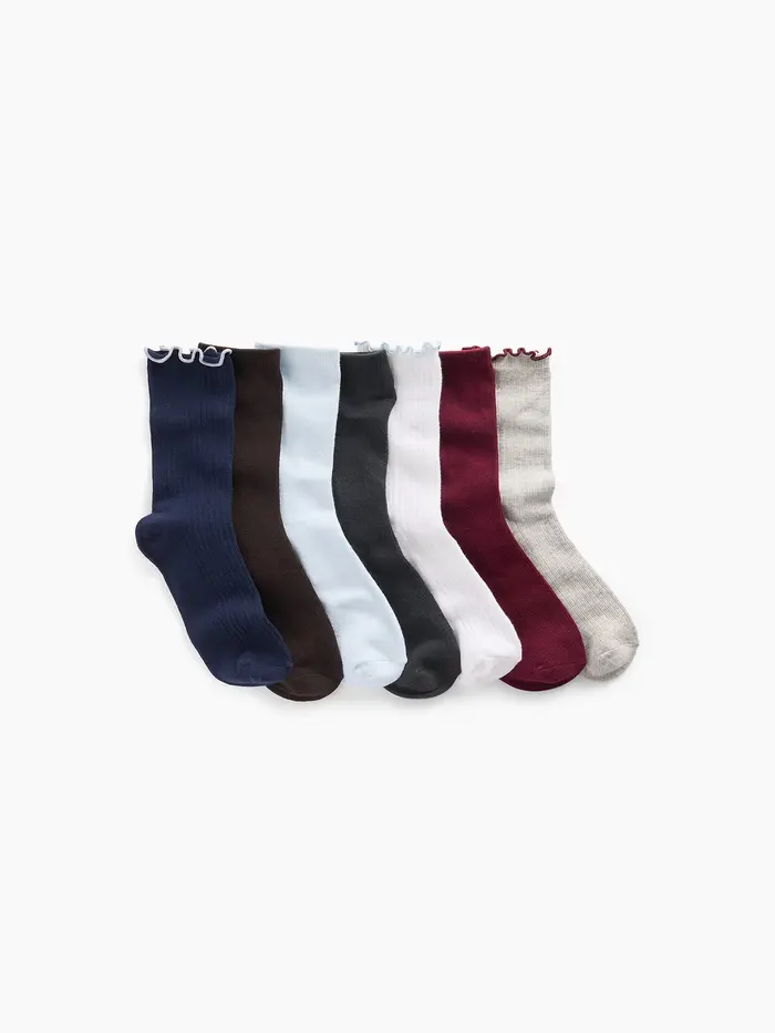 Kids Crew Socks (7-pack) - Multi