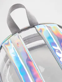 Kids Jelly Backpack - Clear shimmer — view 4