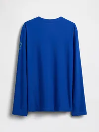 Kids Logo Rash Guard - Active blue — view 2