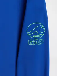 Kids Logo Rash Guard - Active blue — view 3