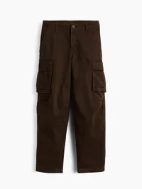 Kids Loose Cargo Pants - Ground — view 2