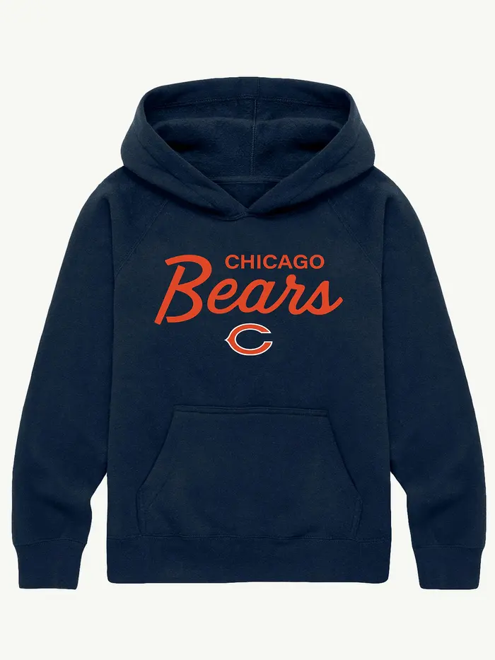 Kids NFL Signature Script Pullover Hoodie - Bears