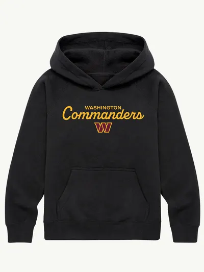 Kids NFL Signature Script Pullover Hoodie - Commanders