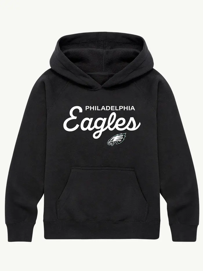 Kids NFL Signature Script Pullover Hoodie - Eagles