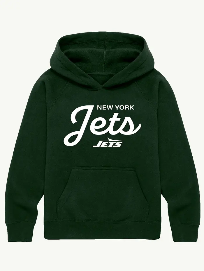 Kids NFL Signature Script Pullover Hoodie - Jets