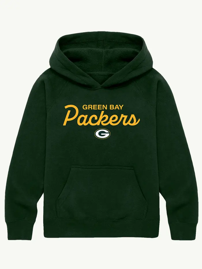 Kids NFL Signature Script Pullover Hoodie - Packers