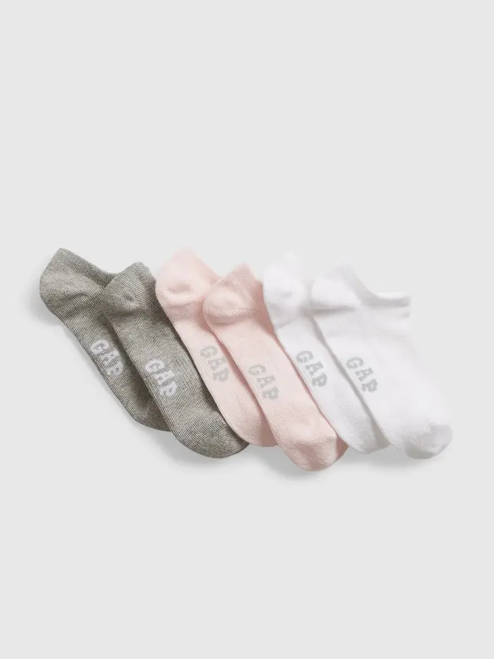 Kids No Show Socks (3-Pack) - Multi
