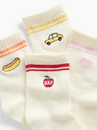 Kids NYC Icon Half-Crew Socks (4-Pack) - Multi — view 2