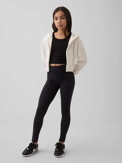 Kids Performance Leggings - Black