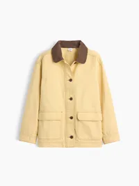 Kids Relaxed Barn Jacket - Maize yellow — view 2