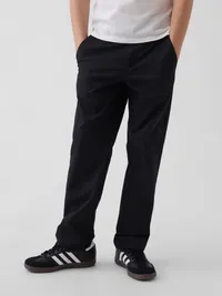 Kids Relaxed Performance Pants - Black — view 3