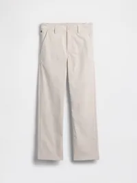 Kids Relaxed Performance Pants - Off White — view 2