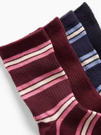 Kids Rib Crew Socks (4-Pack) - Multi — view 2