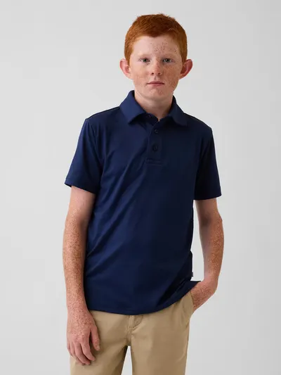 Kids Uniform Performance Polo - Navy