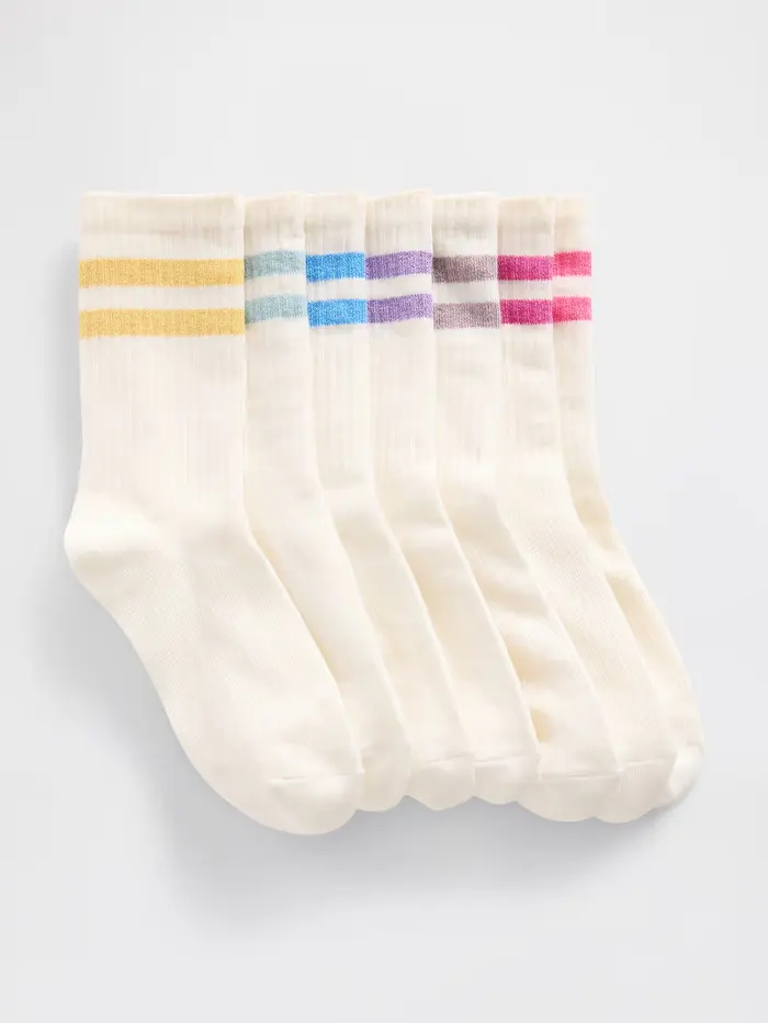 Kids Varsity Crew Socks (7-Pack) - Multi