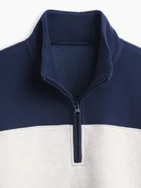 Kids VintageSoft Quarter-Zip Pullover - Vintage navy — view 5