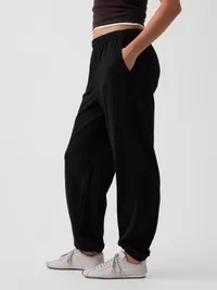 Knit Relaxed Joggers - Black — view 3