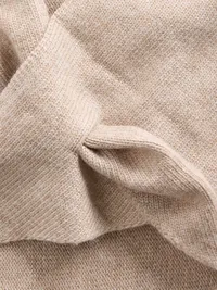 Knit Triangle Scarf - Cobblestone — view 4
