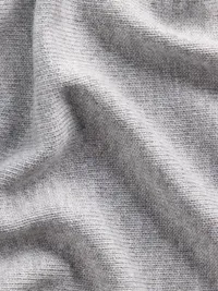 Knit Triangle Scarf - Grey — view 3