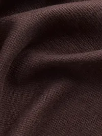 Knit Triangle Scarf - Terra brown — view 3