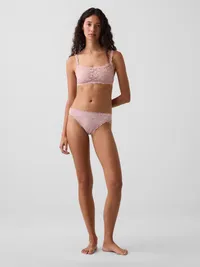 Lace Thong - Primitive pink — view 4