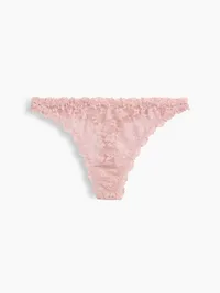 Lace Thong - Primitive pink — view 5