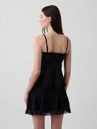 Lace-Trim Cami - True black — view 3