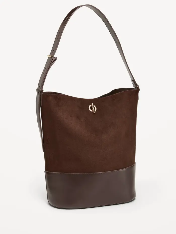 Large Preppy Bucket Bag - Earthen