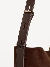 Large Preppy Bucket Bag - Earthen — view 5