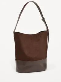 Large Preppy Bucket Bag - Earthen — view 3