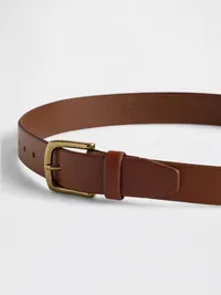 Leather Belt - Brown cognac — view 3
