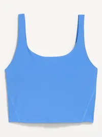 Light Support PowerSoft Longline Sports Bra - Cloisonne — view 3