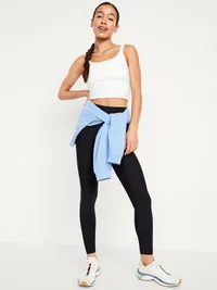 Light Support PowerSoft Longline Sports Bra - Magnolia — view 3