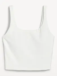 Light Support PowerSoft Longline Sports Bra - Magnolia — view 4