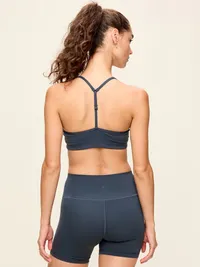 Light Support StudioSmooth Y-Back Sports Bra - Dusk Navy — view 2