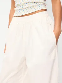Lightweight Pull-On Parachute Sleep Pants - Sea Salt — view 4