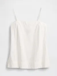 Linen-Blend Cami - New off white — view 5