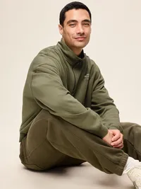 Lived-In Pro Quarter Zip - Dill Caper — view 3