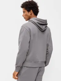 Logo Graphic Pullover Hoodie - Gray Stone — view 2