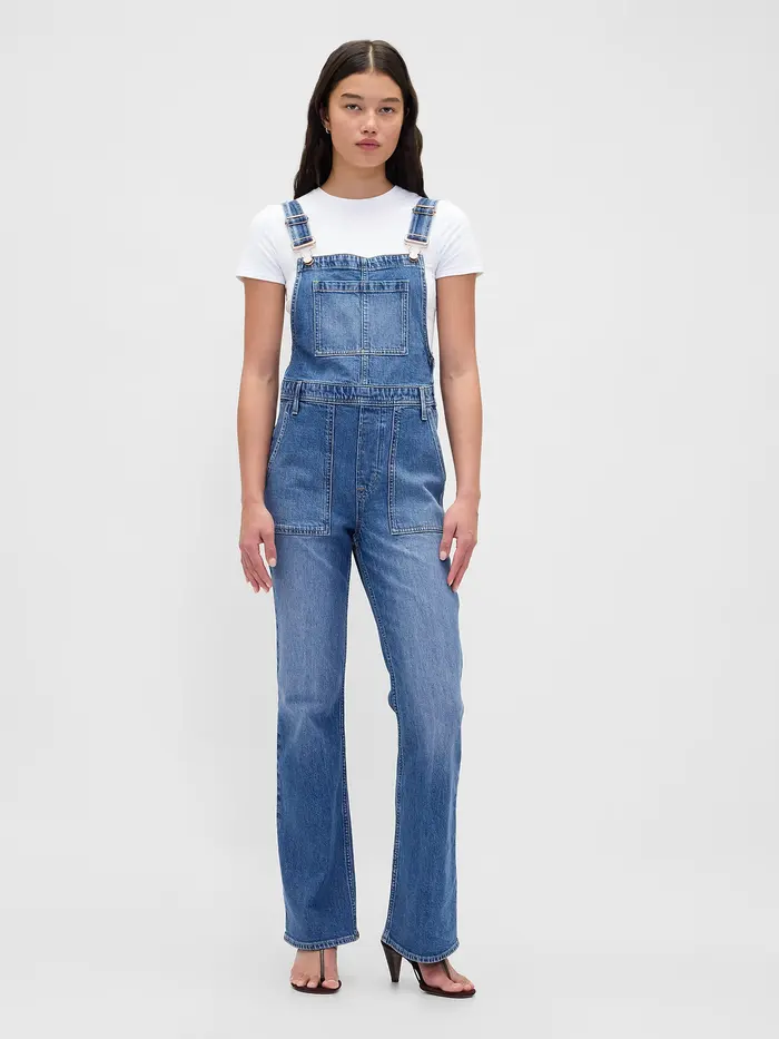Long & Lean Overalls - Medium indigo