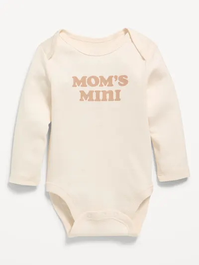 Long-Sleeve Graphic Bodysuit for Baby - Creme De La Creme