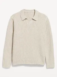 Long-Sleeve Polo Sweater - Windchime — view 4