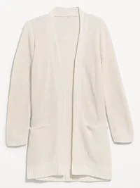 Longline Open-Front Wrap - Howlite — view 4