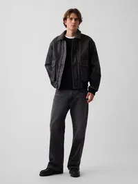 Loose Boot Jeans - Black wash — view 5