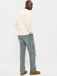 Loose Built-In Flex Jeans - Medium Tint — view 3