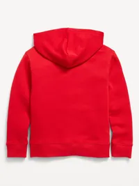 Loose Canada Logo-Graphic Pullover Hoodie for Boys - Red — view 2