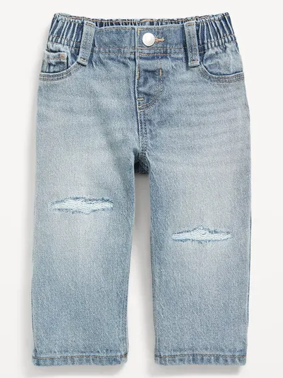 Loose Jeans for Baby - Medium Wash