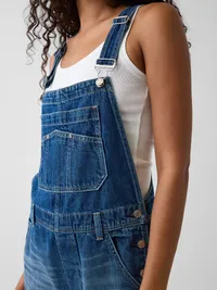 Loose Overalls - Medium wash — view 4